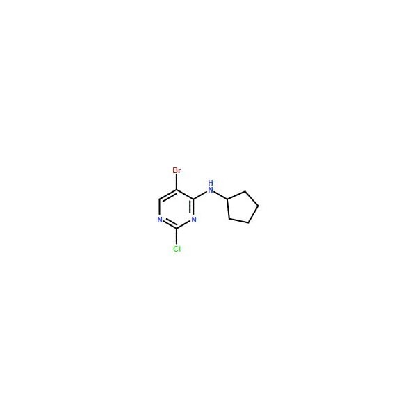 Ak Scientific 5-Bromo-2-chloro-N-cyclopentylpyrimidin-4-amine (1g), CAS 733039-20-8 Y6372-1g - main