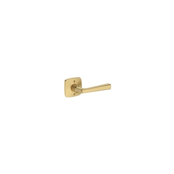 Baldwin Residential Door Levers Half Dummy Right Hand Lifetime Satin Brass HDKINSFR044 - main