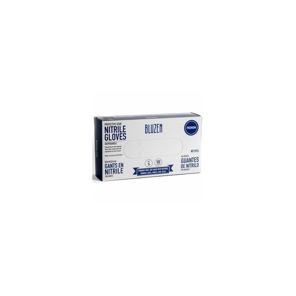 Remcoda Disposable Nitrile Gloves, 3 mil Thickness, Small Size, Nitrile, Blue, Durable, Comfortable, 10PK NIT101-S - main