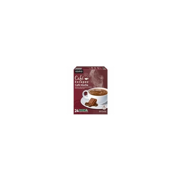Caf Escapes Cafe Escapes K-Cup, Pod Cafe Mocha Keurig Single-Serve K-Cup Pods, 24 Count - Compatible with, 24PK 5000330123 - main
