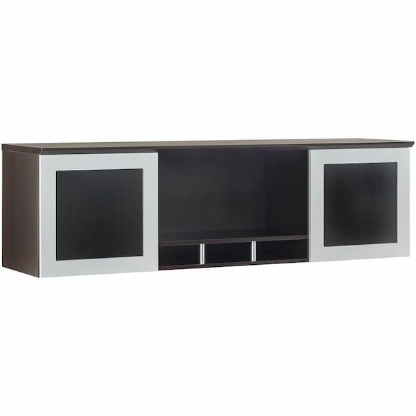 Mayline Desktop Hutch Cabinet, Medina, 63"W, Mocha MNH63LDC - main