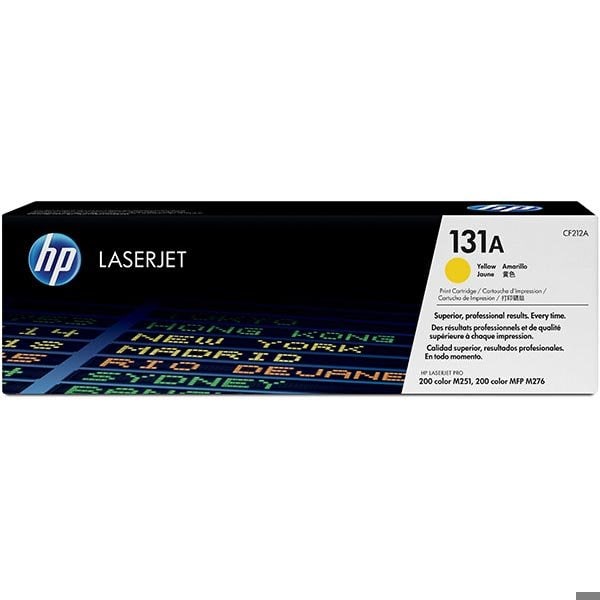 Hp 131A Yellow Original LaserJet Toner Cartridge, 1,800 Yield CF212A - main