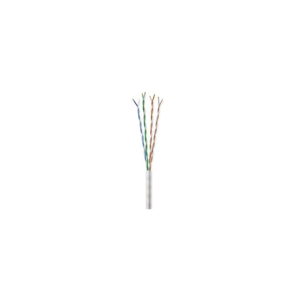 Cable Wholesale Bulk Slim Cat6a White Ethernet Cable, 28AWG Stranded Copper, UTP, Spool, 1000 foot 13X6-691MH - main