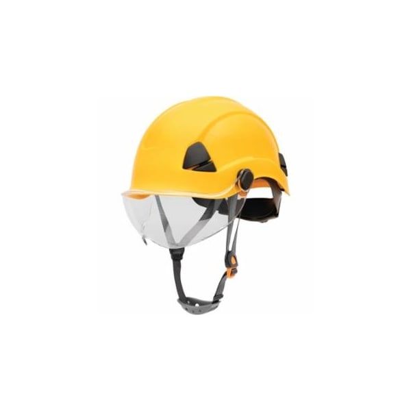 Honeywell Fibre-Metal Safety Helmet, 6-point Ratchet Suspension, Not-Vented, Yellow 280-FSH10002 - main