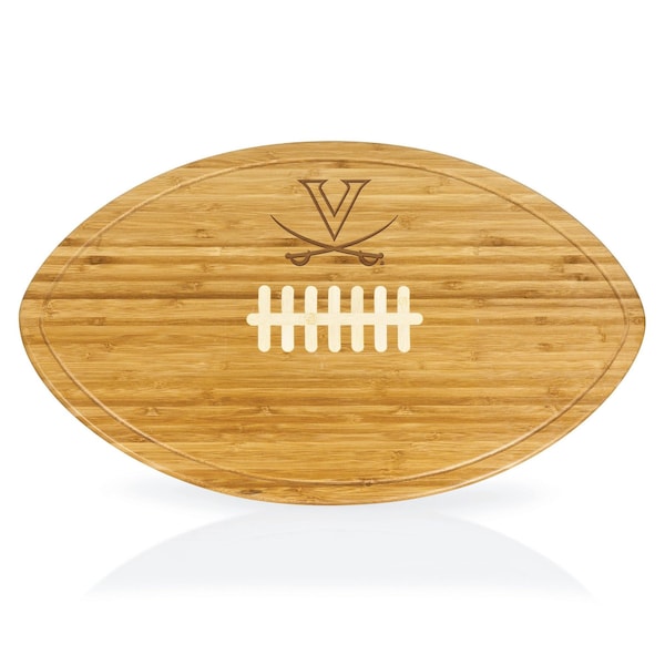 Picnic Time Family Of Brands NCAA Virginia Cavaliers Kickoff Football Cheese Board - Novelty Charcuterie Board 908-00-505-593-0 - main