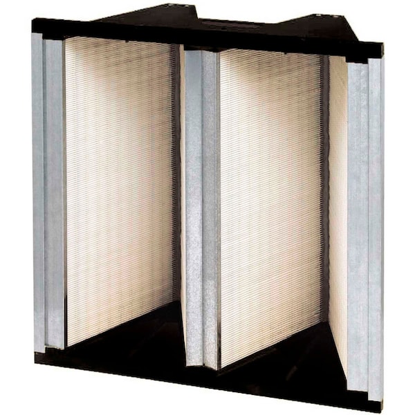 Global Industrial Bank Air Filter, MERV 13, 85% Eff., 24"W x 12"H x 12"D, 2V B2318205 - main