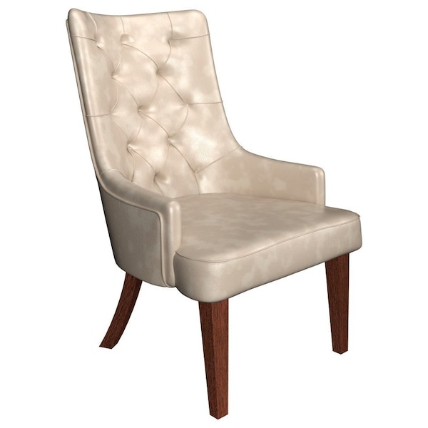 Leisuremod Spruce Collection Modern Wooden Dining Chair in Taupe SC24TP - main