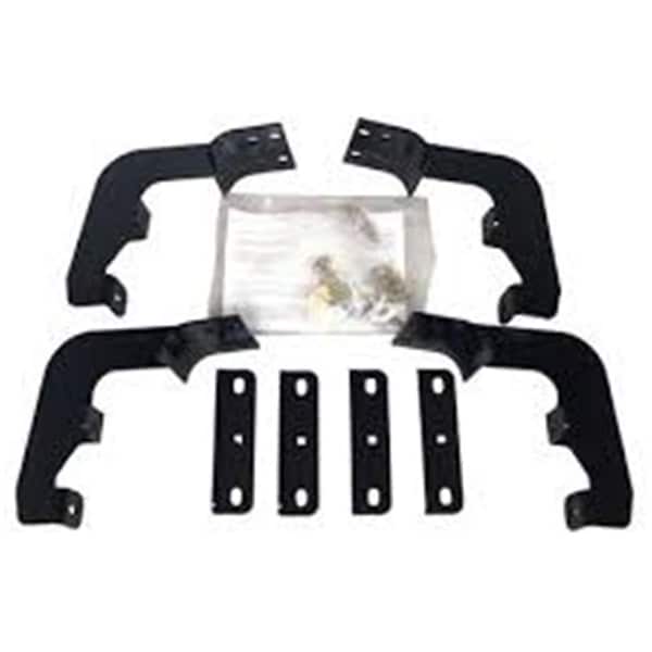 Lastplay Black Oval Tube Mount Kit for 2015-C F150, 2017-C F250 F350 LA1838139 - main