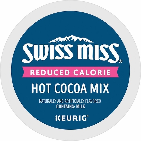 Swiss Miss K-Cup Reduced Calorie Hot Cocoa, Powder, Hot Cocoa, 22PK 5000349563 - main