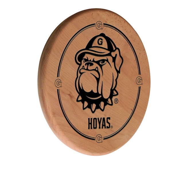 Holland Bar Stool Co Georgetown University 13" Laser Engraved Solid Wood Sign WSgnLNatGrgtwn - main