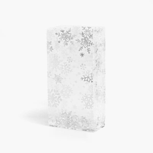 Nashville Wraps Winter Snowflake Cello Bags, 4x2.5x9.5 in, 100PK C2BWSF - main