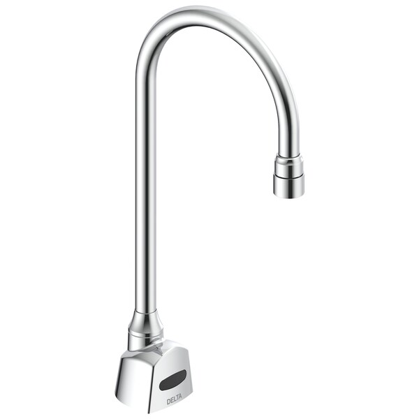 Delta Commercial 1500T Series Deckmount Electronic Gooseneck Faucet, Hardwire, 1.5Gpm In Chrome 1500TF3320 - main