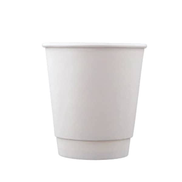 Rdi Double Wall Unwrapped 10oz White Cup 500cs, 500PK CP-DBU10-WHT - main