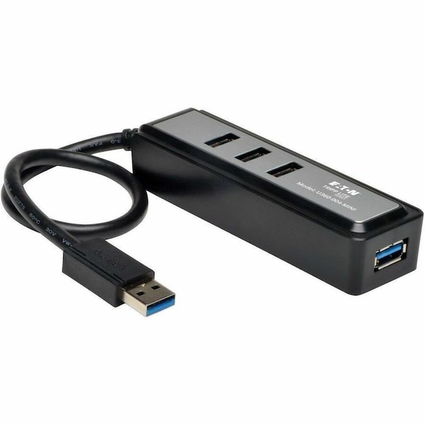 Eaton Tripp Lite Series 4-Port Portable USB 3.x 5Gbps Hub U360-004-MINI - main