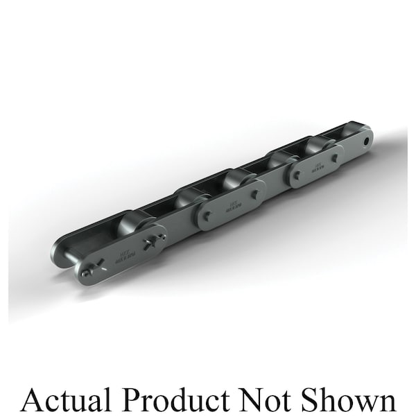 Hkk Chain HKK Heavy Series Double Pitch Car Lg Riv Conv, 50 ft OAL, 2 P, 1-1/8 Dia x 5/8 W, .156 THK Plate, AS DC082R1B - main