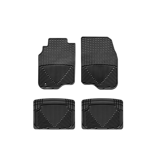 Weathertech Black, Front and Rear All Weather Floor Mats W89-W20 - main