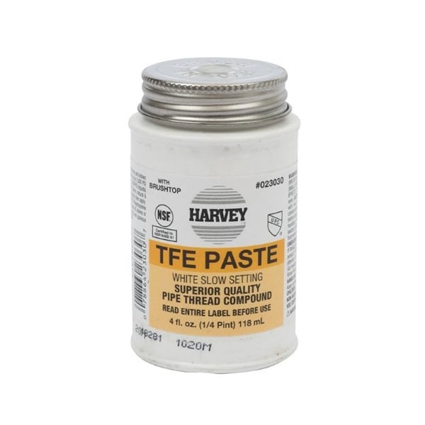 Harvey Pipe Joint Paste 4 oz, Bottle, White 023030 - main