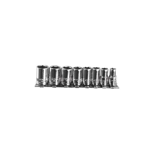 K-Tool International 1/4" Drive, 12mm Metric Socket, 6 Points, Standard 6Pt, Chrome 1/4"Dr, 12mm KTI-26112 - main