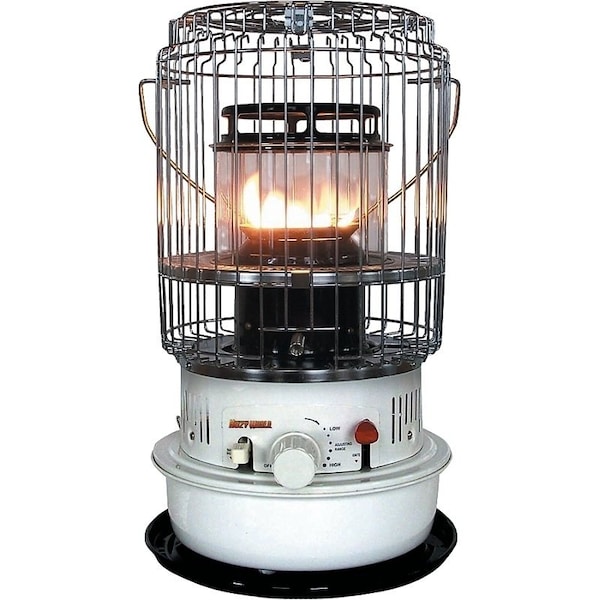 Kero World KW-12/DH1051 Portable Heater, 10,500 Btu, 350 sq-ft Heating Area, White KW-12/DH1051 - main
