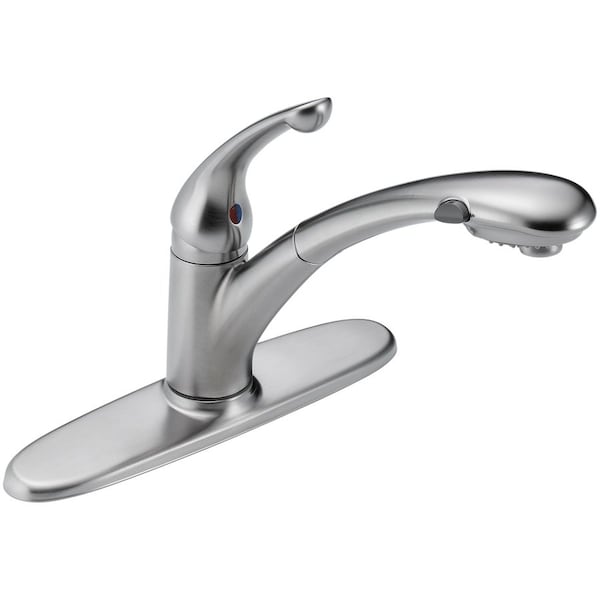 Delta Signature Pullouts Single Handle Pull-Out Kitchen Faucet 470-AR-DST - main