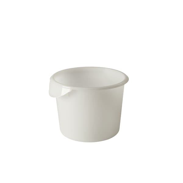 Rubbermaid Commercial ROUND STORAGE CONTAINER 6 QT WHITE SMFG572300WHT - main
