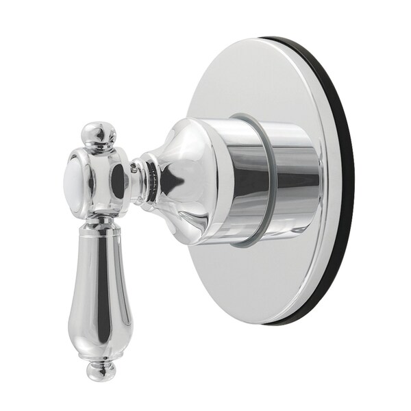 Kingston Brass Single-Handle Six-Way Diverter Valve with Round Trim Kit, Polished Chrome KS4031BAL - main
