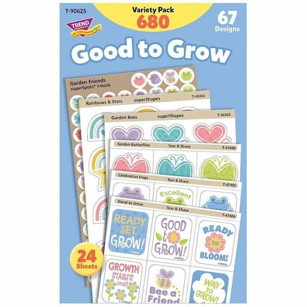 Trend Good to Grow Sticker Variety Pack, 1360PK T90625 - main