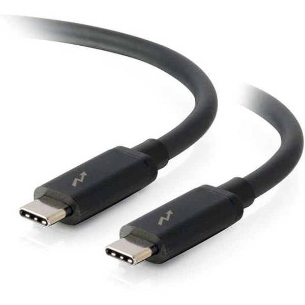 C2G 3ft Thunderbolt 3 Cable - 20Gbps - USB C Thunderbolt Cable - 100W Power Delivery - Black - M/M 28841 - main