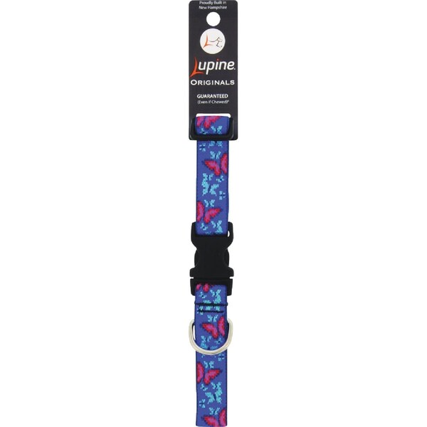 Lupine 1'' Woven Pattern Social Butterfly 12 to 20'' Adjustable Collar 54052 - main