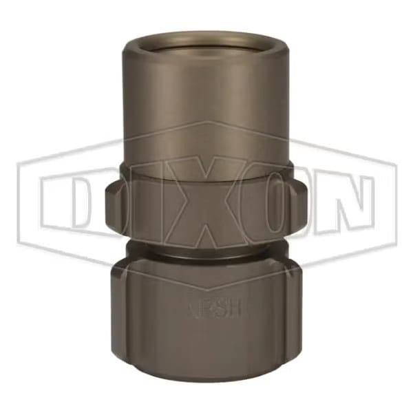 Dixon Expansion Ring Coupling, 1-1/2 in Nominal, NPSH End Style, Aluminum, Domestic S16181 - main