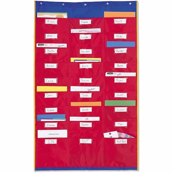 Learning Resources Storage Pocket Organization Station, Multi LRNLER2255 - main
