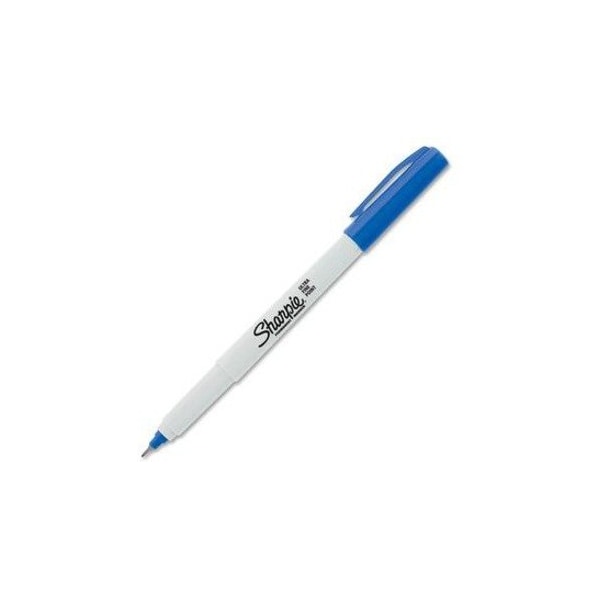 Sanford Blue Permanent Marker, Ultra Fine, Fine Tip SAN37003 - main