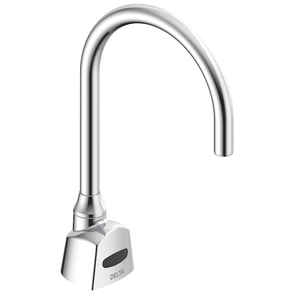 Delta Commercial 1500T Series Electronic Se Gooseneck Fct, Bt, 1.5Gpm, R35 Spt, Trim Only In Chrome 1501TF3378TR-R35 - main