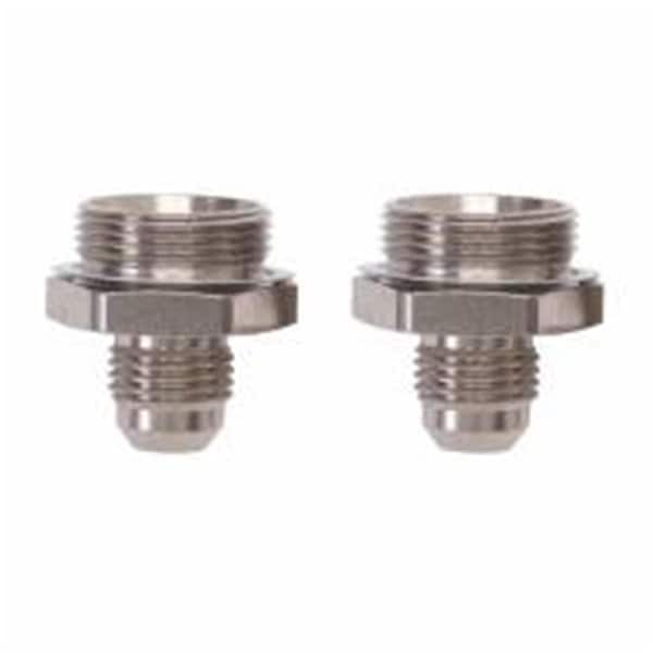Russell Nickel Anodize Endura Carburetor Fitting, -6 AN to 0.37-20 in. RUS640221 - main