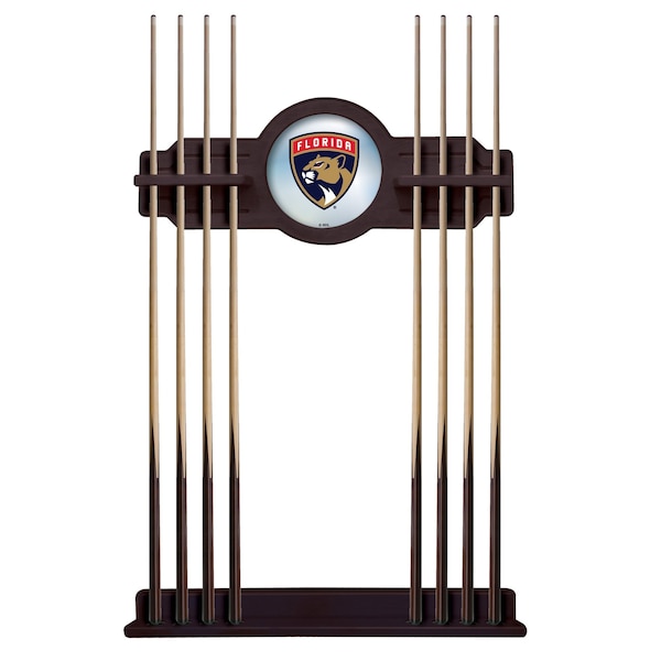 Holland Bar Stool Co Florida Panthers Cue Rack in English Tudor Finish CueETudFlaPan - main