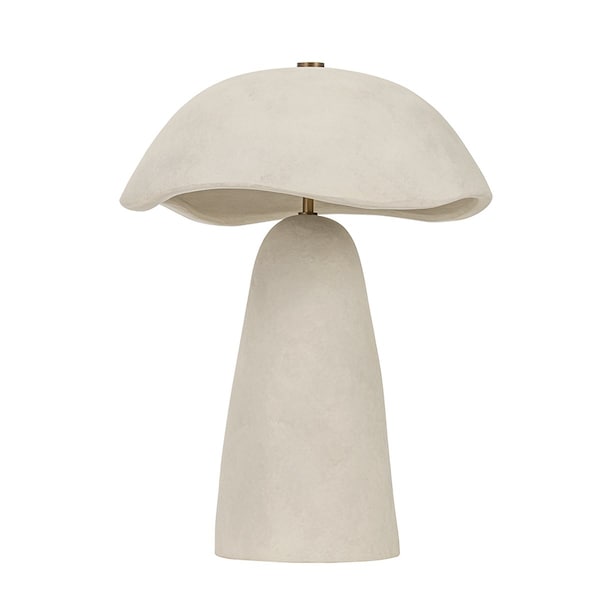 Troy Lighting Loft & Thought X Soloma 2 Light Table Lamp 16 In. Patina Brass/Ceramic Artisan White PTL1222-PBR/CAE - main