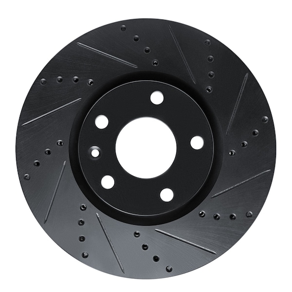 Dynamic Friction Co DFC Brake Rotor - Drilled and Slotted - Black 633-47050R - main