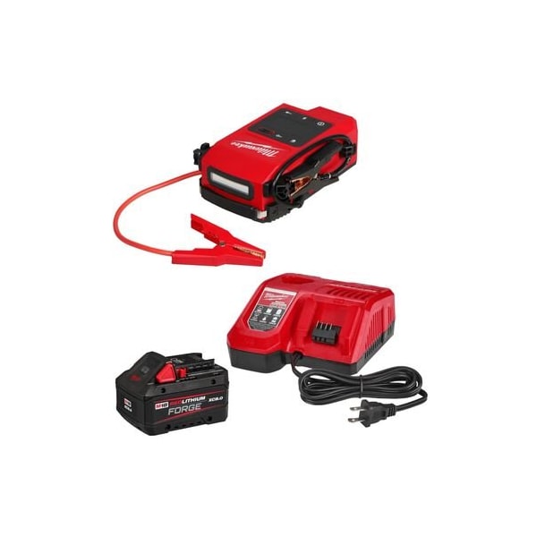 Milwaukee Hand Trucks M18 Hotshot Jump Starter & Redlithium XC 8.0 Starter Kit Bundle MKE-BDL-11510 - main