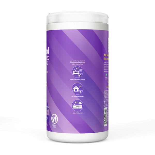 Method All-Purpose Cleaning Wipes, French Lavender, 70 Wipes 338520 - main