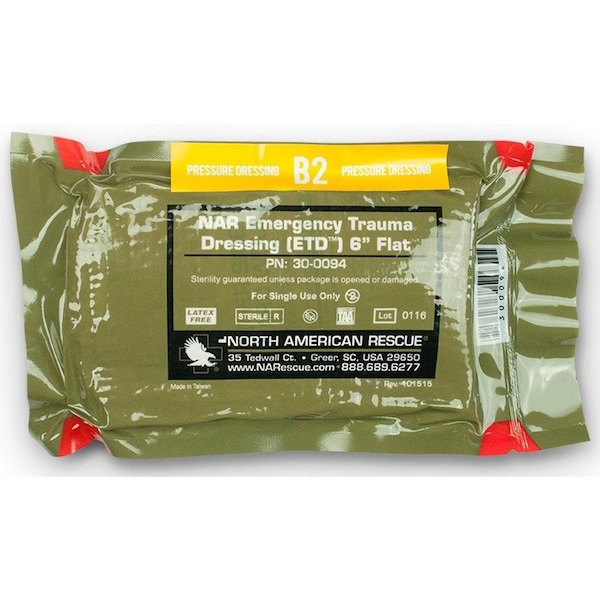 Zoll Mobilize Trauma Dressing, Sterile, Green 8911-000120-01 - main
