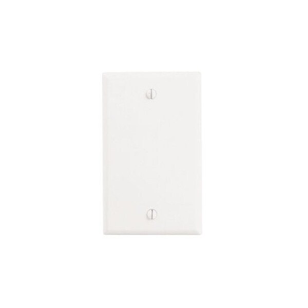 Leviton Blank Wallplate 1G White 88014-000 - main