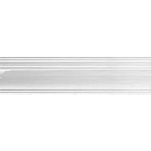 House Of Fara 3/4'' W.x4-1/2'' H.x8 ' L. Wht Primed MDF Detail Crown Molding 8659 - main