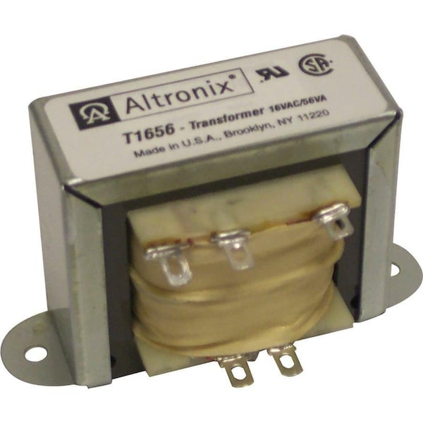 Altronix Class 2 Transformer, 57 VA, Not Rated, 16V AC, 115V AC T1656 - main