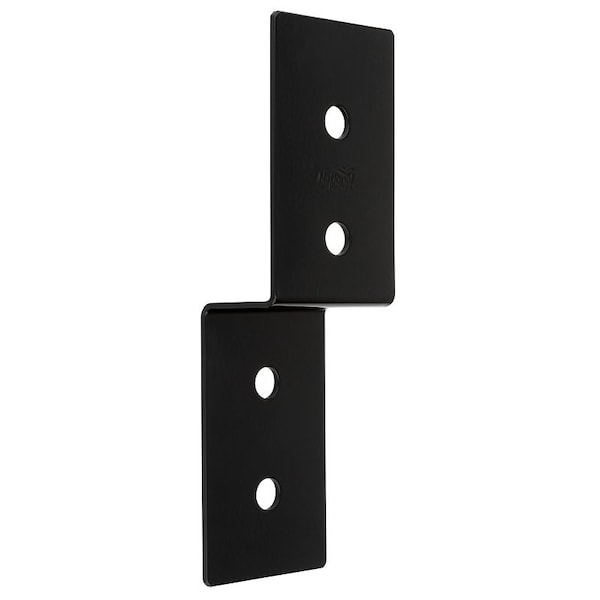 National Hardware Indio 1219BC Series Joist Tie, 934 in L, 3 in W, Steel, Storm ShinePowderCoated, Black N800-218 - main
