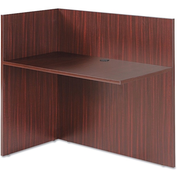 Alera Reversible Reception Return - 44"W x 23-5/8"D x 41-1/2"H - Mahogany - Valencia Series ALEVA324424MY - main