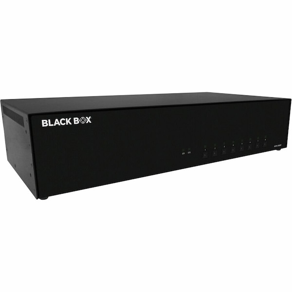 Black Box BLACK BOX NIAP4 SECURE KVM SWITCH, 8 PORT DUAL HEAD DVI IF OUTSIDE TAPE IS BROKEN, UNIT C KVS4-2008D - main