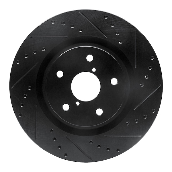 Dynamic Friction Co DFC Brake Rotor - Drilled and Slotted - Black 633-13045R - main