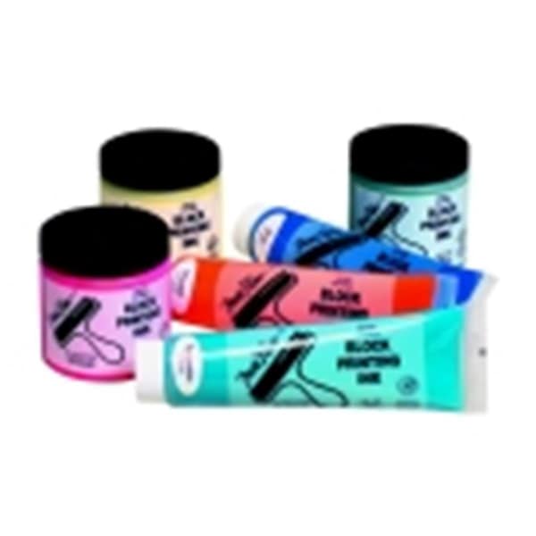 Sax True Flow Non-Toxic Water Soluble Block Printing Ink - 8 Oz. - Black SA474384 - main