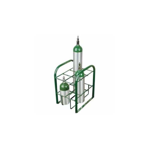 Anthony Multiple M7/M9/C/D/E Cylinder Stand, 15 in W x 19.5 in H x 12 in D, 6-Cylinder, Stationary 021-6060 - main