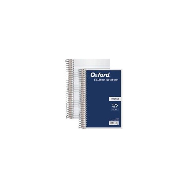 Tops NOTEBOOK, WIREBND, 5SUB, 9.5X6 63859 - main